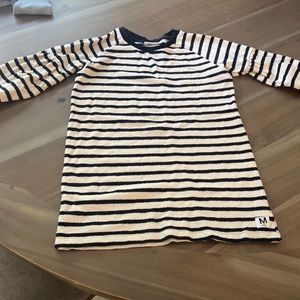 MOLO, size 5/6, casual black and creme dress